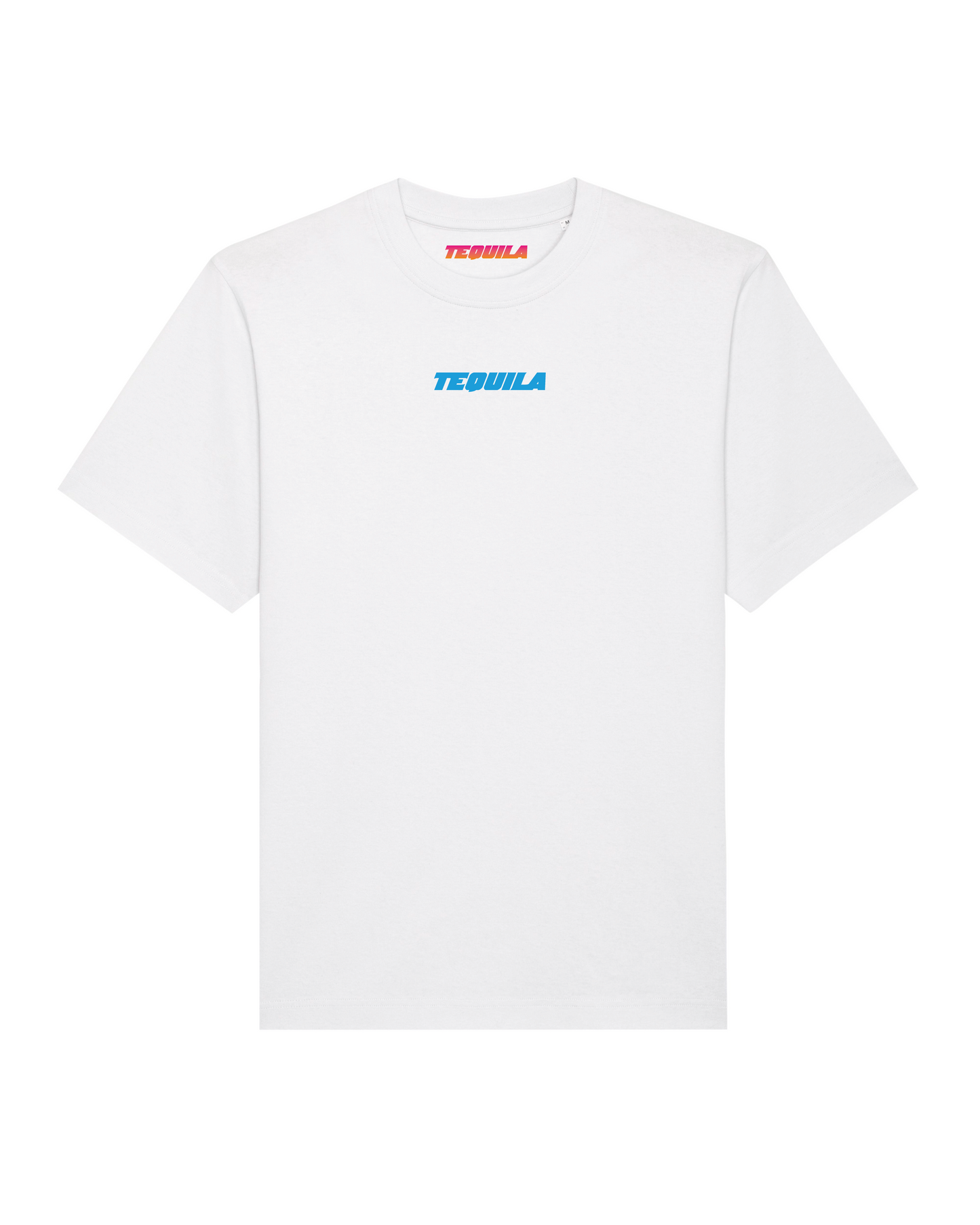 T-shirt Tequila White-Blue